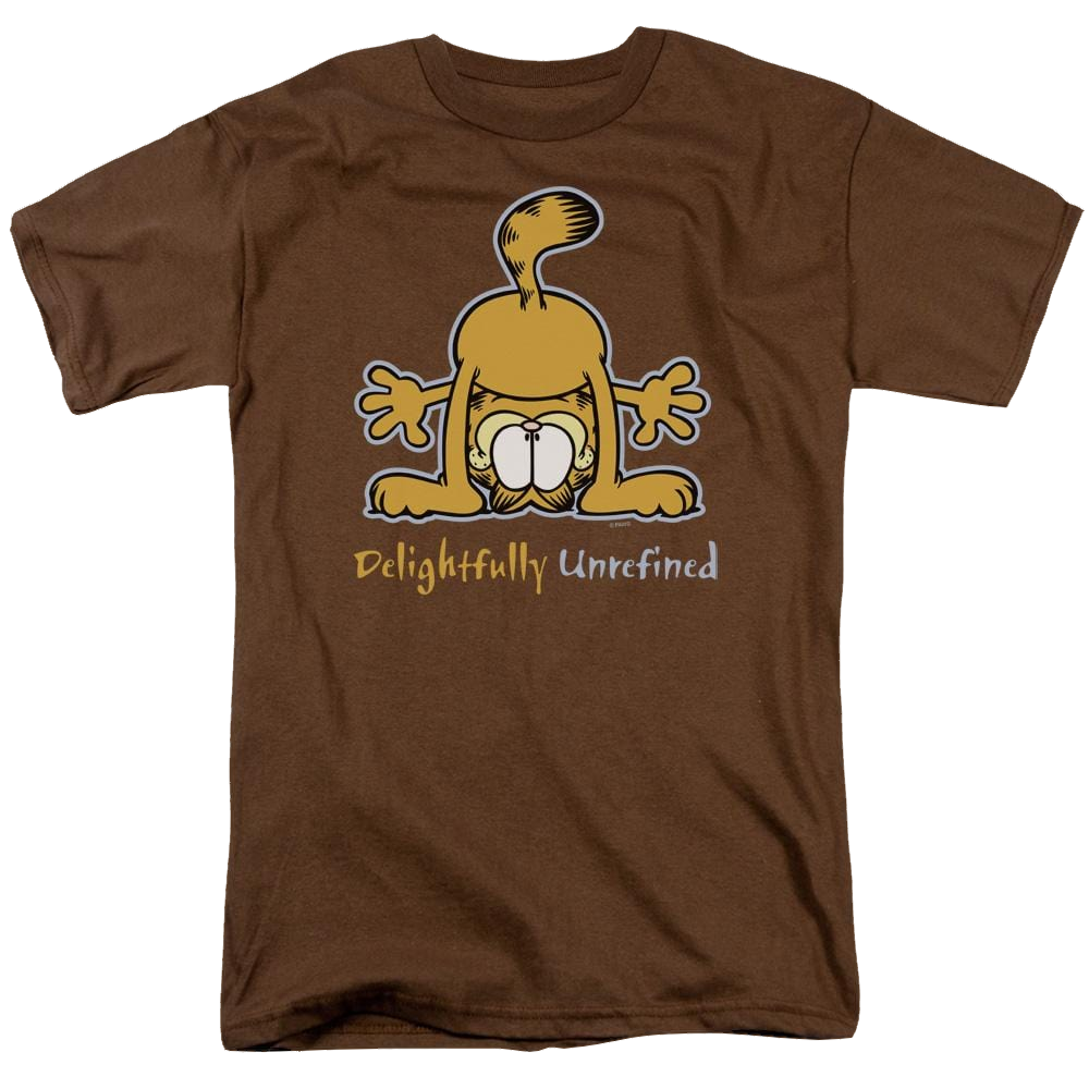 Garfield Delightfully Unrefined - Men's Regular Fit T-Shirt Men's Regular Fit T-Shirt Garfield   