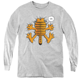 Garfield Ow - Youth Long Sleeve T-Shirt Youth Long Sleeve T-Shirt Garfield   