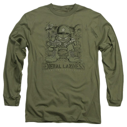 Garfield General Laziness - Men's Long Sleeve T-Shirt Men's Long Sleeve T-Shirt Garfield   