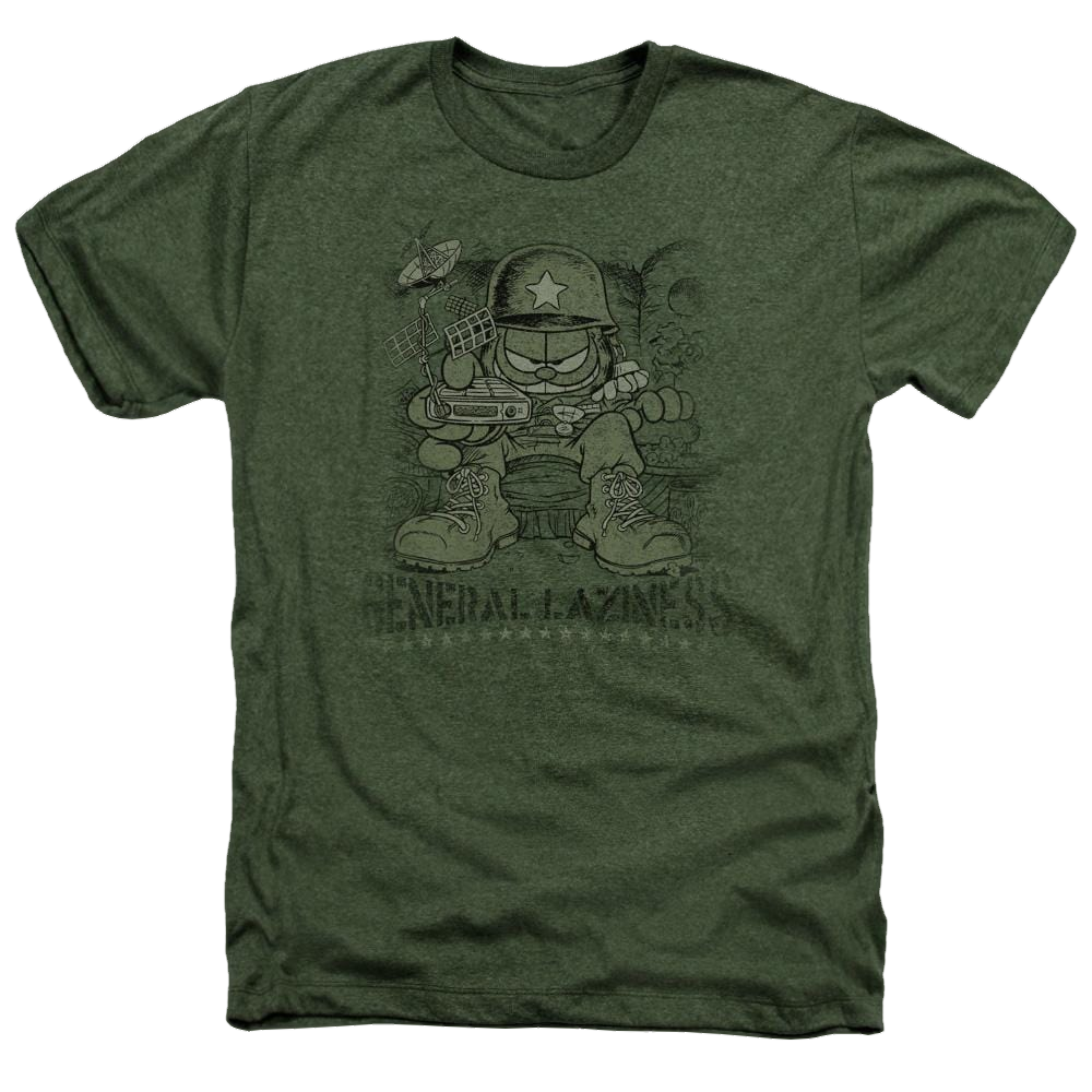 Garfield General Laziness - Men's Heather T-Shirt Men's Heather T-Shirt Garfield   
