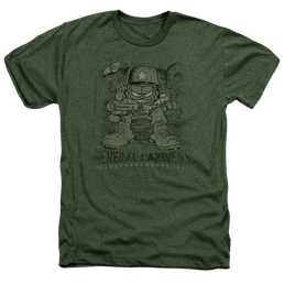 Garfield General Laziness - Men's Heather T-Shirt Men's Heather T-Shirt Garfield   