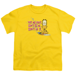 Garfield Not My Fault - Youth T-Shirt (Ages 8-12) Youth T-Shirt (Ages 8-12) Garfield   