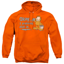 Garfield I Probably Did It - Pullover Hoodie Pullover Hoodie Garfield   