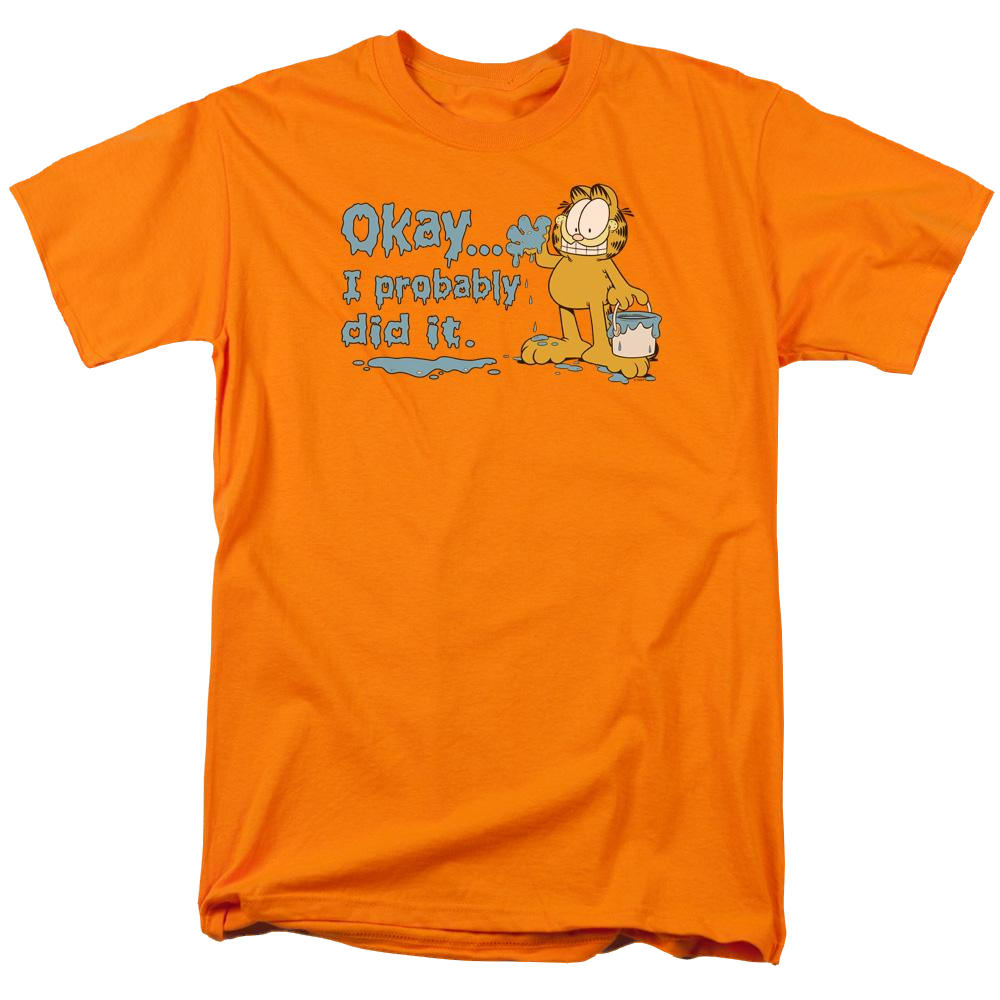Garfield I Probably Did It - Men's Regular Fit T-Shirt Men's Regular Fit T-Shirt Garfield   