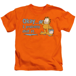 Garfield I Probably Did It - Kid's T-Shirt (Ages 4-7) Kid's T-Shirt (Ages 4-7) Garfield   