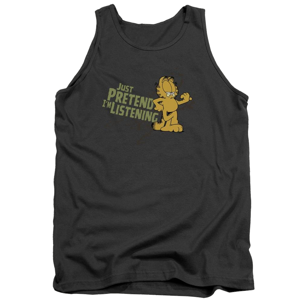 Garfield Just Pretend Im Listening Men's Tank Men's Tank Garfield   