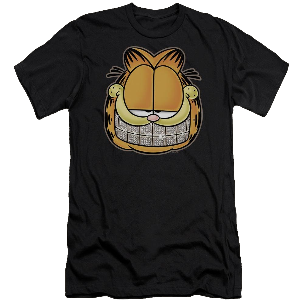 Garfield Nice Grill - Men's Premium Slim Fit T-Shirt Men's Premium Slim Fit T-Shirt Garfield   