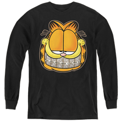 Garfield Nice Grill - Youth Long Sleeve T-Shirt Youth Long Sleeve T-Shirt Garfield   