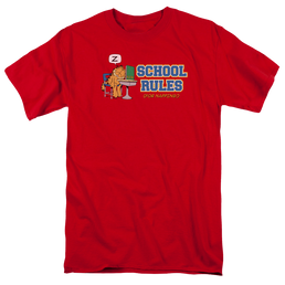 Garfield School Rules - Men's Regular Fit T-Shirt Men's Regular Fit T-Shirt Garfield   