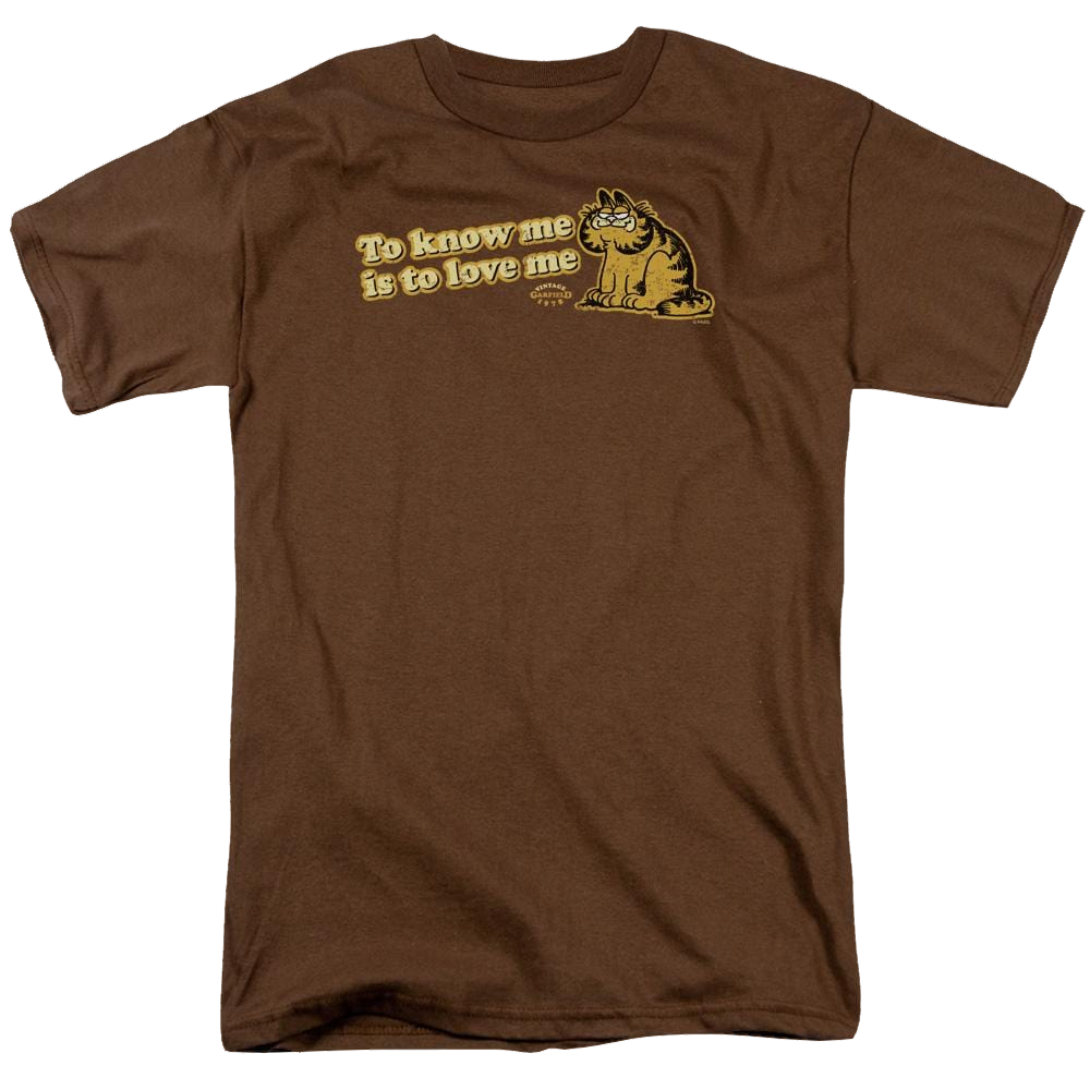 Garfield To Know Me Is To Love Me - Men's Regular Fit T-Shirt Men's Regular Fit T-Shirt Garfield   