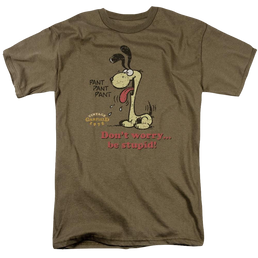 Garfield Dont Worry Be Stupid - Men's Regular Fit T-Shirt Men's Regular Fit T-Shirt Garfield   