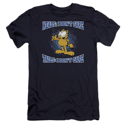 Garfield Heads Or Tails - Men's Premium Slim Fit T-Shirt Men's Premium Slim Fit T-Shirt Garfield   
