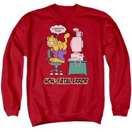 Garfield Compute This - Men's Crewneck Sweatshirt Men's Crewneck Sweatshirt Garfield   