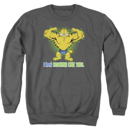 Garfield Nothing Like This - Men's Crewneck Sweatshirt Men's Crewneck Sweatshirt Garfield   