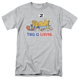 Garfield This Is Living - Men's Regular Fit T-Shirt Men's Regular Fit T-Shirt Garfield   