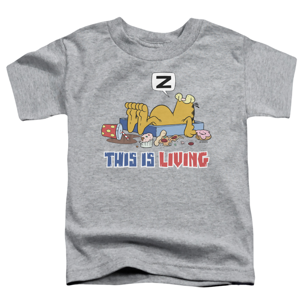Garfield This Is Living - Kid's T-Shirt (Ages 4-7) Kid's T-Shirt (Ages 4-7) Garfield   