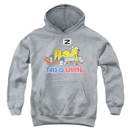 Garfield This Is Living - Youth Hoodie (Ages 8-12) Youth Hoodie (Ages 8-12) Garfield   
