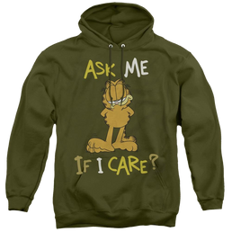 Garfield Ask Me If I Care - Pullover Hoodie Pullover Hoodie Garfield   