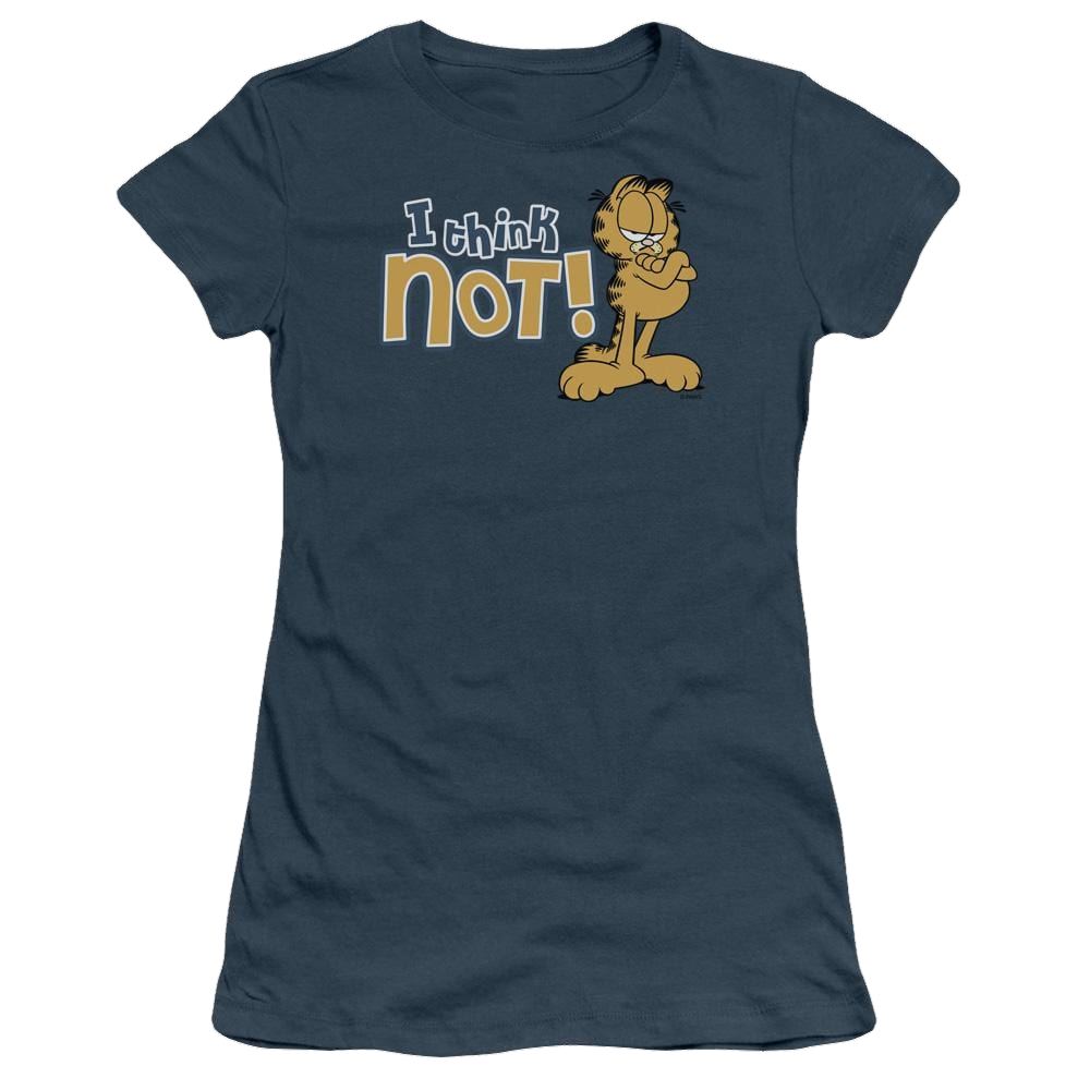Garfield I Think Not - Juniors T-Shirt Juniors T-Shirt Garfield   