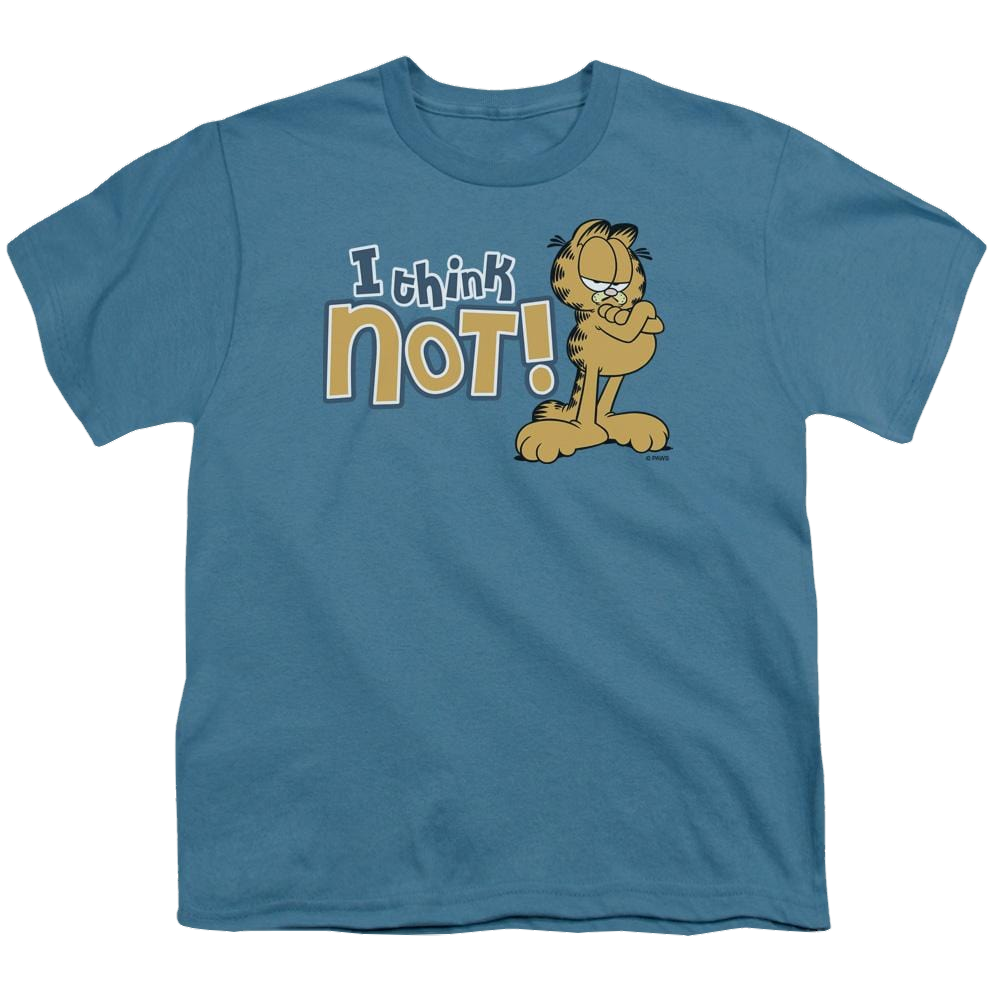 Garfield I Think Not - Youth T-Shirt (Ages 8-12) Youth T-Shirt (Ages 8-12) Garfield   