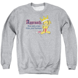 Garfield State Your Business - Men's Crewneck Sweatshirt Men's Crewneck Sweatshirt Garfield   