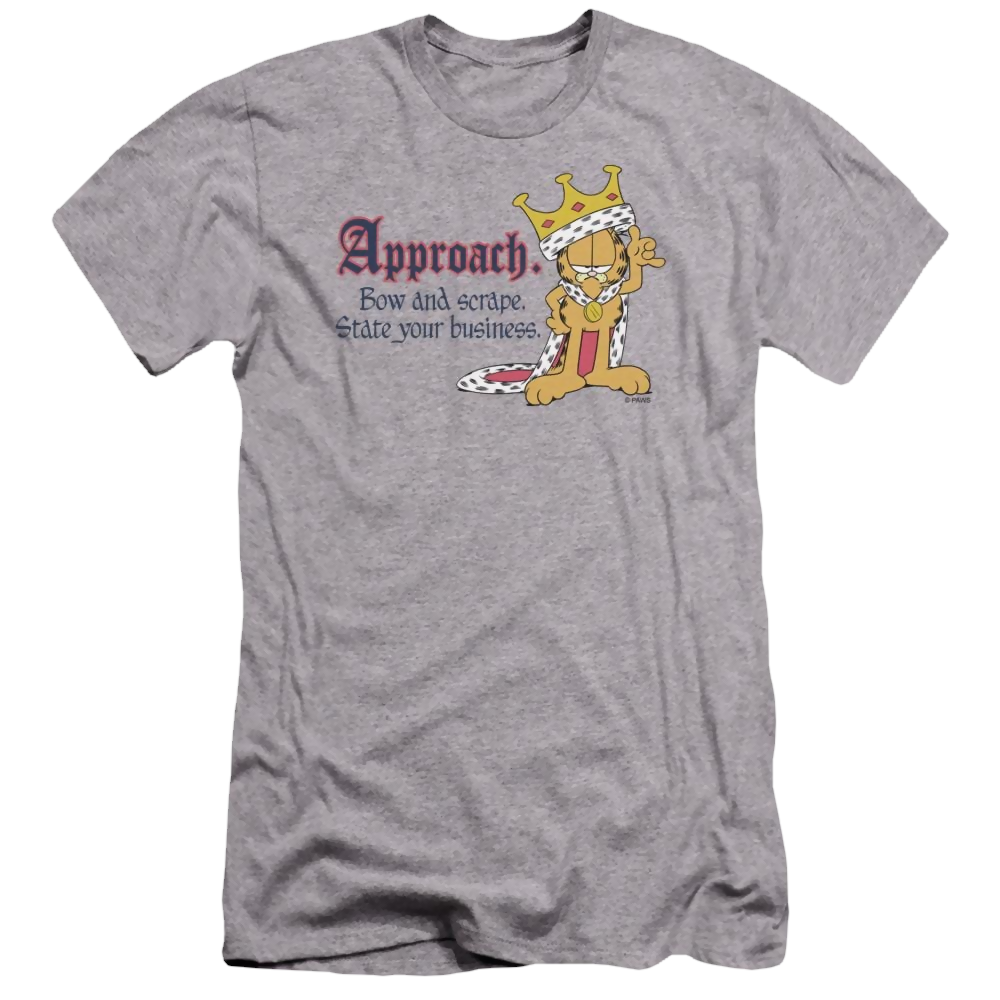 Garfield State Your Business - Men's Premium Slim Fit T-Shirt Men's Premium Slim Fit T-Shirt Garfield   