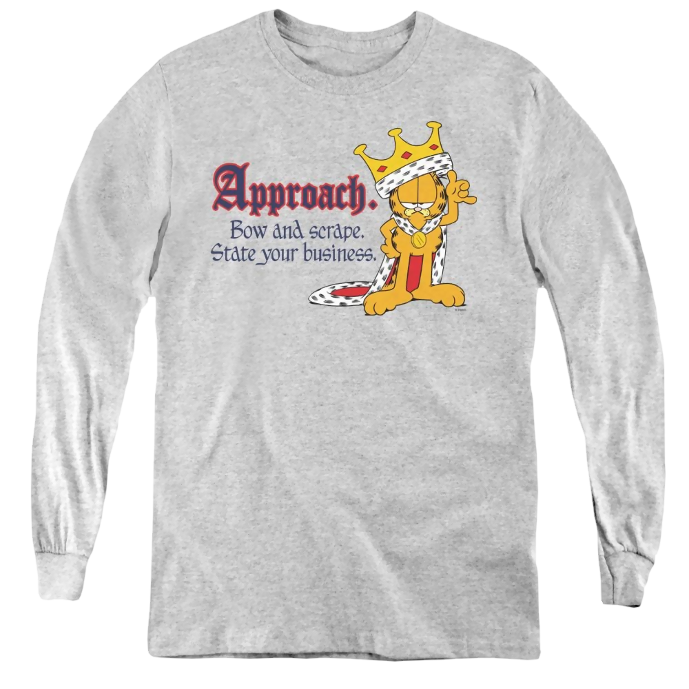 Garfield State Your Business - Youth Long Sleeve T-Shirt Youth Long Sleeve T-Shirt Garfield   