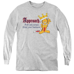 Garfield State Your Business - Youth Long Sleeve T-Shirt Youth Long Sleeve T-Shirt Garfield   