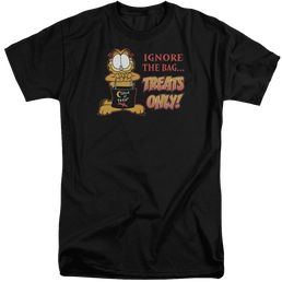 Garfield Treats Only - Men's Tall Fit T-Shirt Men's Tall Fit T-Shirt Garfield   