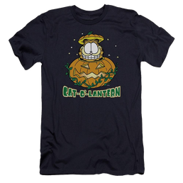 Garfield Cat O Lantern - Men's Premium Slim Fit T-Shirt Men's Premium Slim Fit T-Shirt Garfield   