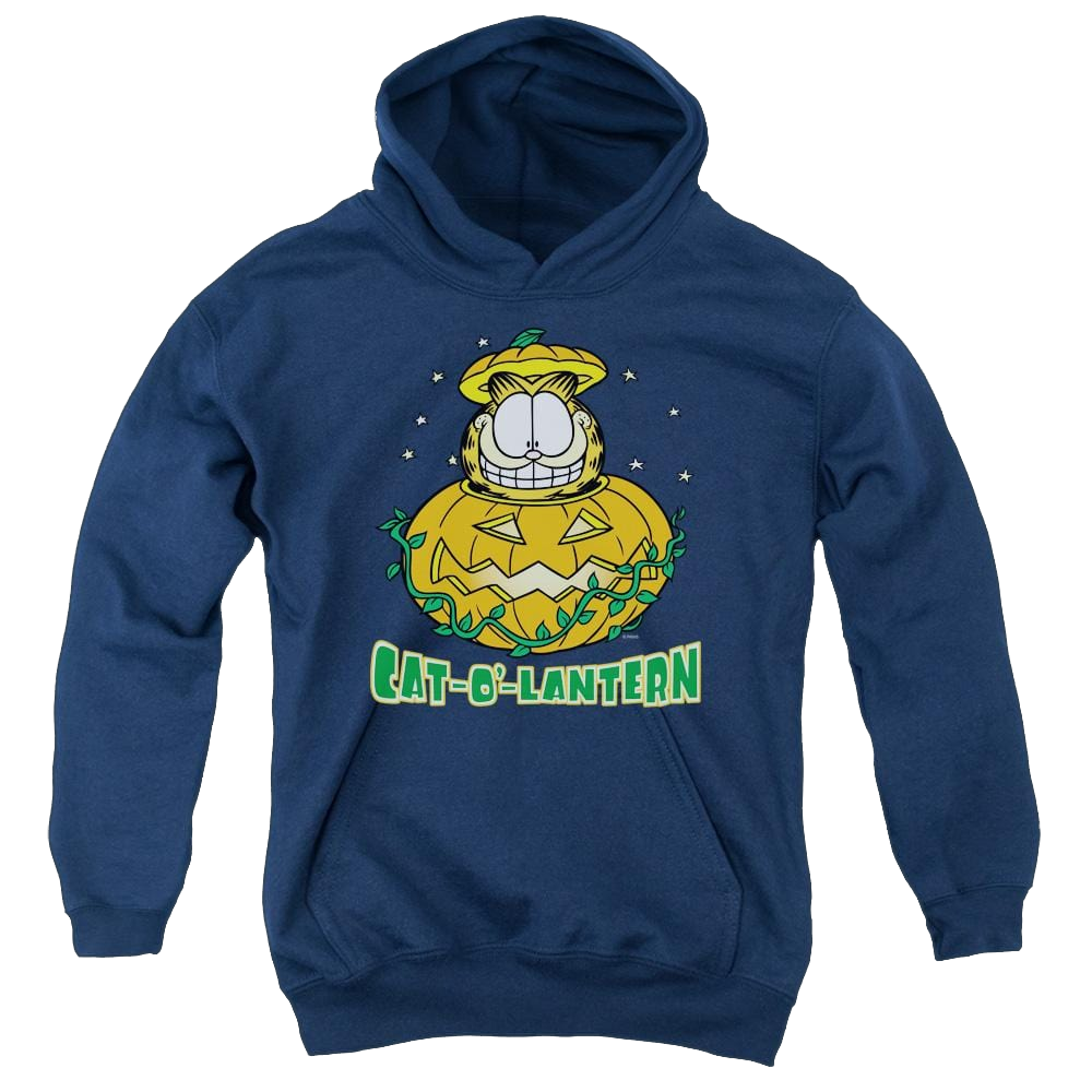Garfield Cat O Lantern - Youth Hoodie (Ages 8-12) Youth Hoodie (Ages 8-12) Garfield   