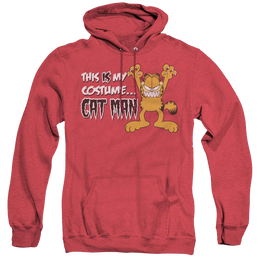 Garfield Cat Man - Heather Pullover Hoodie Heather Pullover Hoodie Garfield   