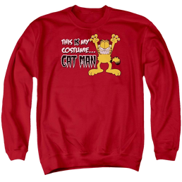 Garfield Cat Man - Men's Crewneck Sweatshirt Men's Crewneck Sweatshirt Garfield   