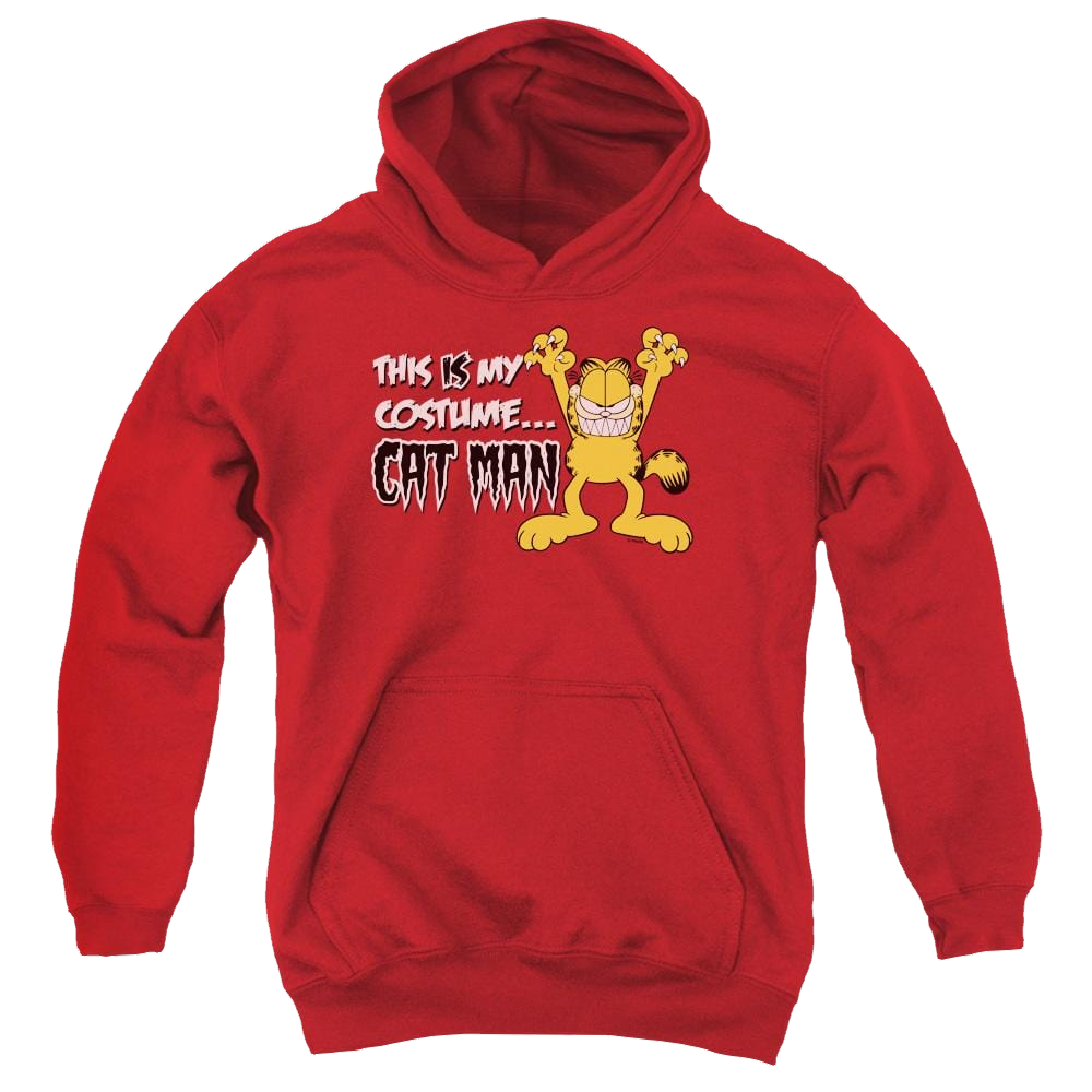 Garfield Cat Man - Youth Hoodie (Ages 8-12) Youth Hoodie (Ages 8-12) Garfield   