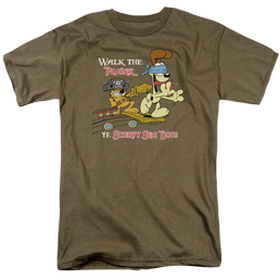 Garfield Walk The Plank - Men's Regular Fit T-Shirt Men's Regular Fit T-Shirt Garfield   