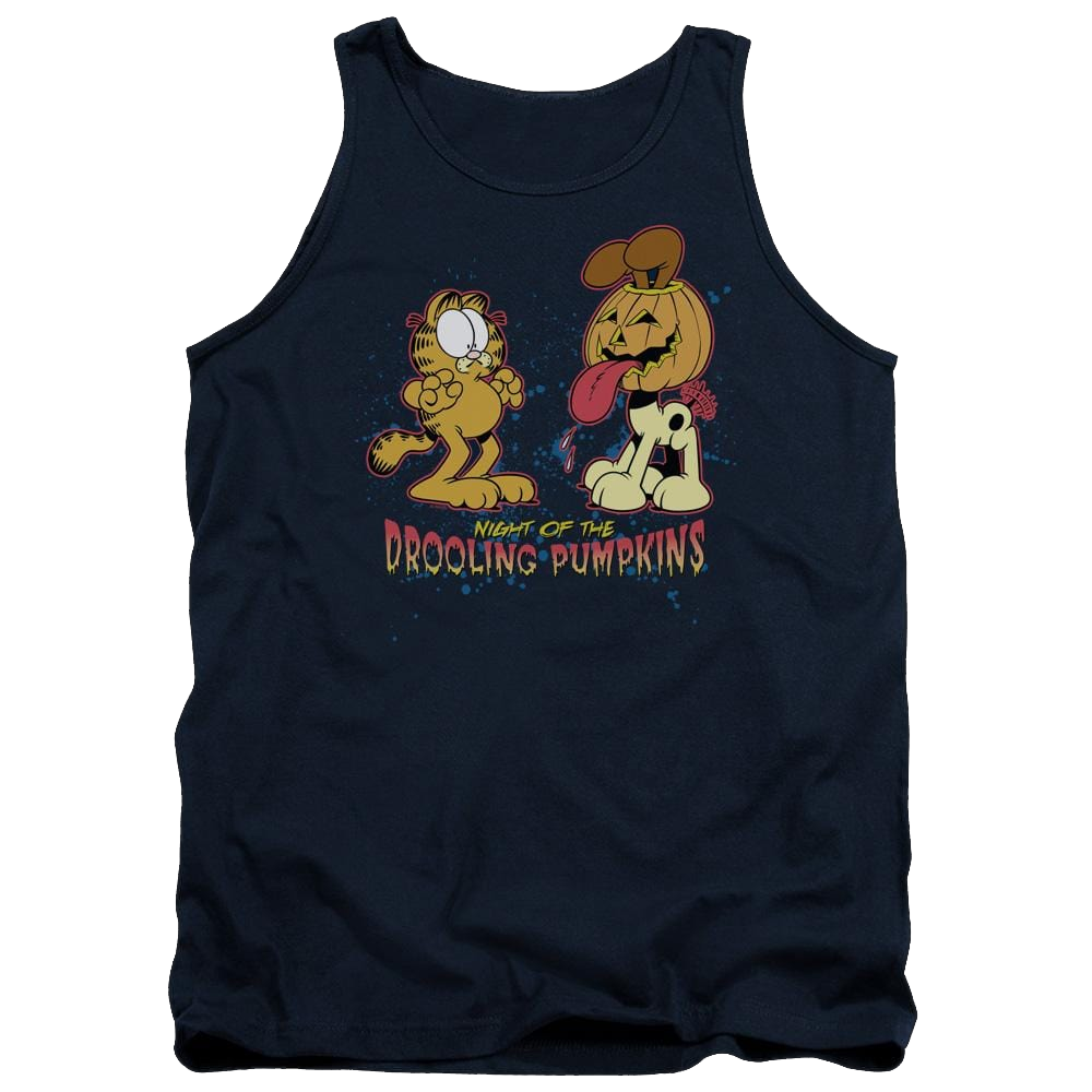 Garfield Drooling Pumpkins Men's Tank Men's Tank Garfield   