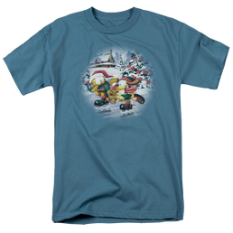 Garfield Ice Skating - Men's Regular Fit T-Shirt Men's Regular Fit T-Shirt Garfield   