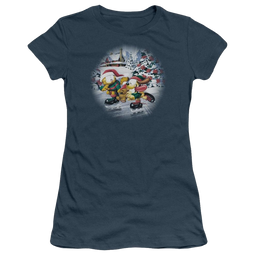 Garfield Ice Skating - Juniors T-Shirt Juniors T-Shirt Garfield   