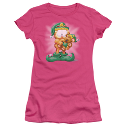 Garfield Number 1 Elf - Juniors T-Shirt Juniors T-Shirt Garfield   