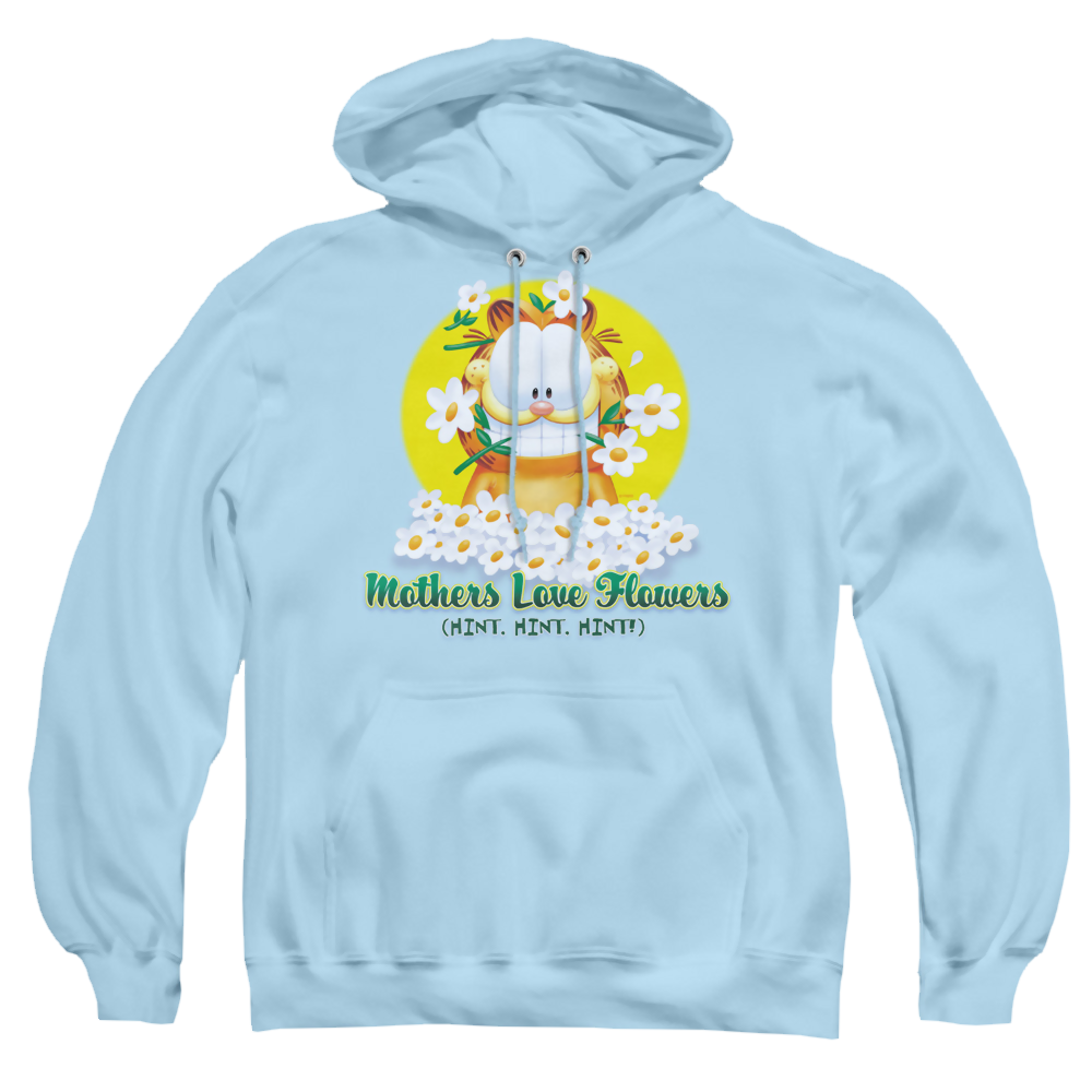 Garfield Mothers Love Flowers - Pullover Hoodie Pullover Hoodie Garfield   