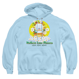Garfield Mothers Love Flowers - Pullover Hoodie Pullover Hoodie Garfield   