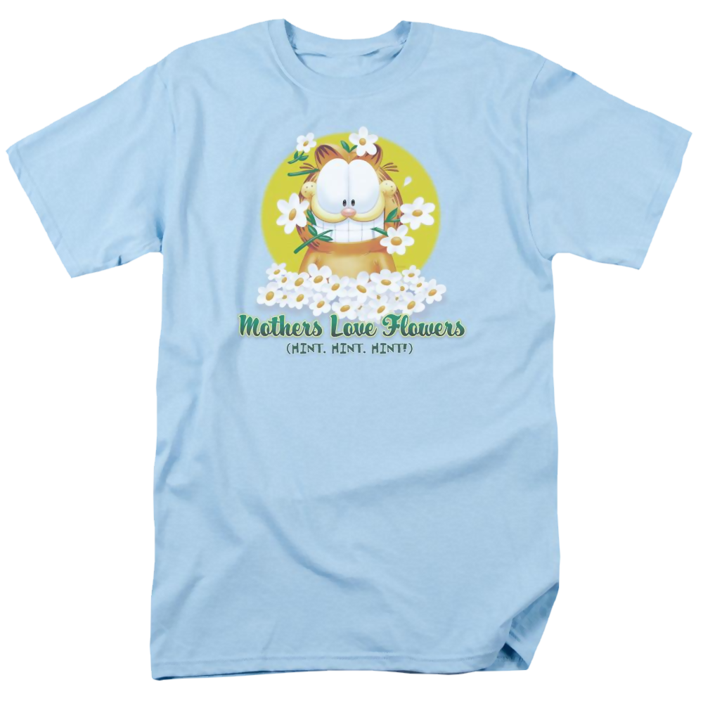 Garfield Mothers Love Flowers - Men's Regular Fit T-Shirt Men's Regular Fit T-Shirt Garfield   