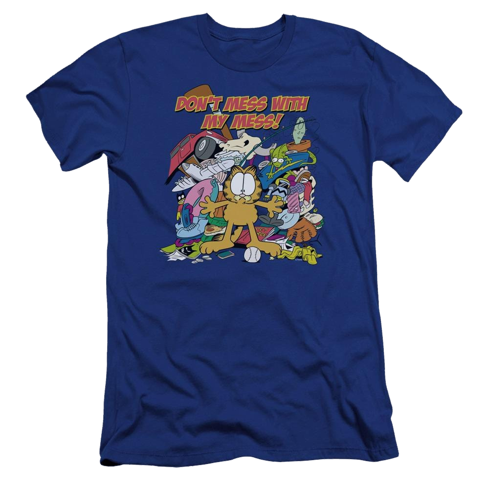 Garfield My Mess - Men's Premium Slim Fit T-Shirt Men's Premium Slim Fit T-Shirt Garfield   