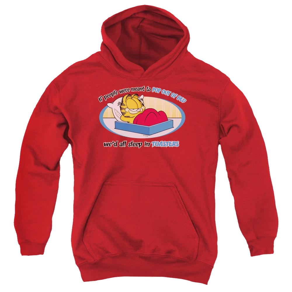 Garfield Pop Out Of Bed - Youth Hoodie (Ages 8-12) Youth Hoodie (Ages 8-12) Garfield   