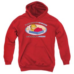 Garfield Pop Out Of Bed - Youth Hoodie (Ages 8-12) Youth Hoodie (Ages 8-12) Garfield   