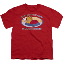 Garfield Pop Out Of Bed - Youth T-Shirt (Ages 8-12) Youth T-Shirt (Ages 8-12) Garfield   