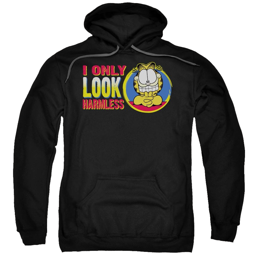 Garfield I Only Look Harmless - Pullover Hoodie Pullover Hoodie Garfield   