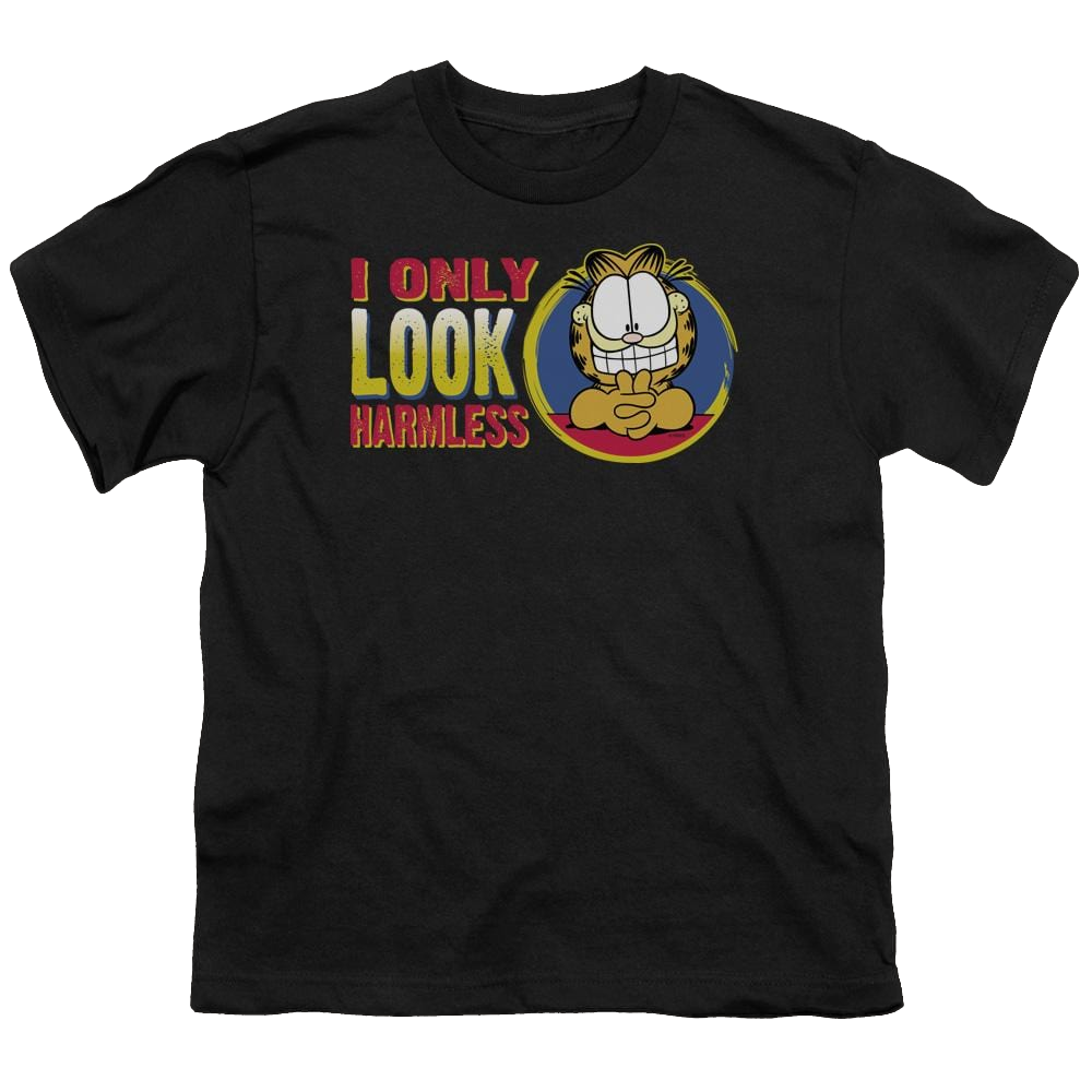 Garfield I Only Look Harmless - Youth T-Shirt (Ages 8-12) Youth T-Shirt (Ages 8-12) Garfield   