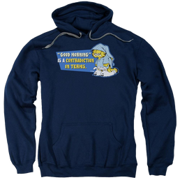 Garfield Contradicition In Terms - Pullover Hoodie Pullover Hoodie Garfield   
