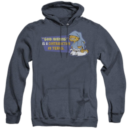 Garfield Contradicition In Terms - Heather Pullover Hoodie Heather Pullover Hoodie Garfield   